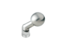 Coppia Pomolo Girevole Sfera Decentrato Rosetta Ovale Coprivite d.32x62h Bocchetta Foro Yale per Cilindro Europeo AISI304 Inox Satinato  Fimet Maniglie